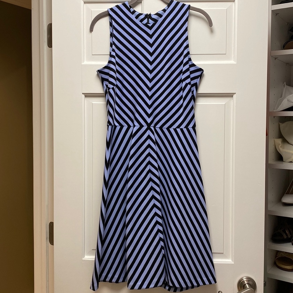 J McLaughlin Striped Skater Dress - size XS